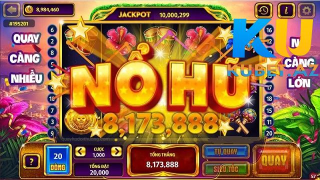 Các nút chức năng khi chơi nổ hũ tại Kubet