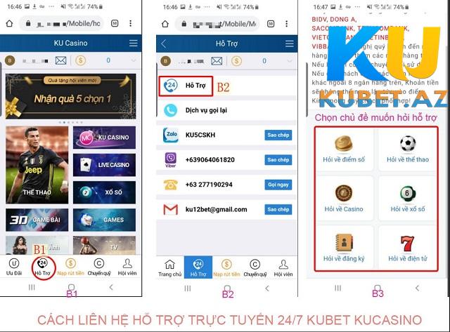 Liên hệ tới tổng đài nhà cái Kubet