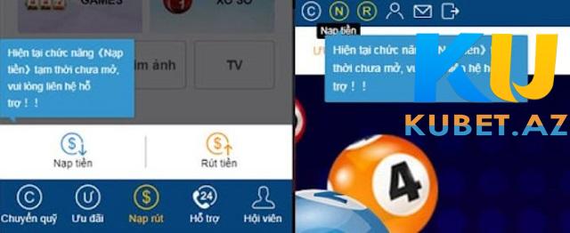 Tài khoản bị khóa nạp tiền Kubet là do đâu?