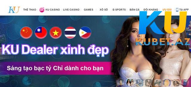 Casino live cùng người đẹp của nhà cái Kubet